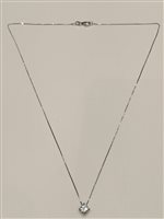 Necklace Duezeta Woman in White Gold Zircone GCOBPL4GRIFFE2ZM5